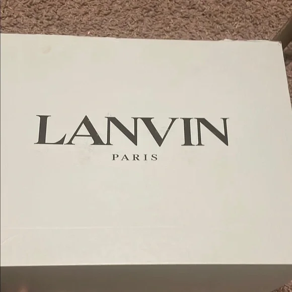 Lanvin Black and Multicolor Sneakers (Gallery Dept x Lanvin Collab)